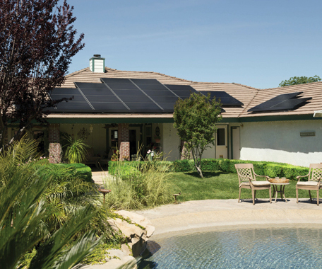 美国加州45套2000W太阳能离网发电系统