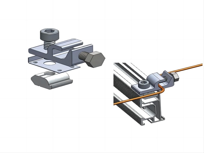 solar earthing lug